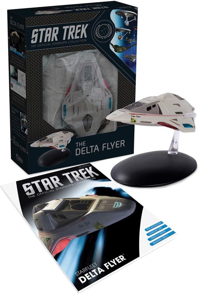 #38 Starfleet Delta Flyer Model Diecast Ship (Eaglemoss / Star Trek) Real Merch