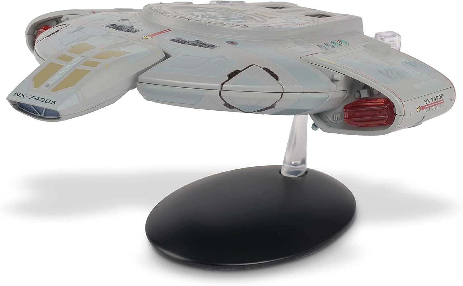 #07 U.S.S. Defiant NX-74205 XL EDITION Model Die Cast Ship (Eaglemoss / Star Trek) Real Merch