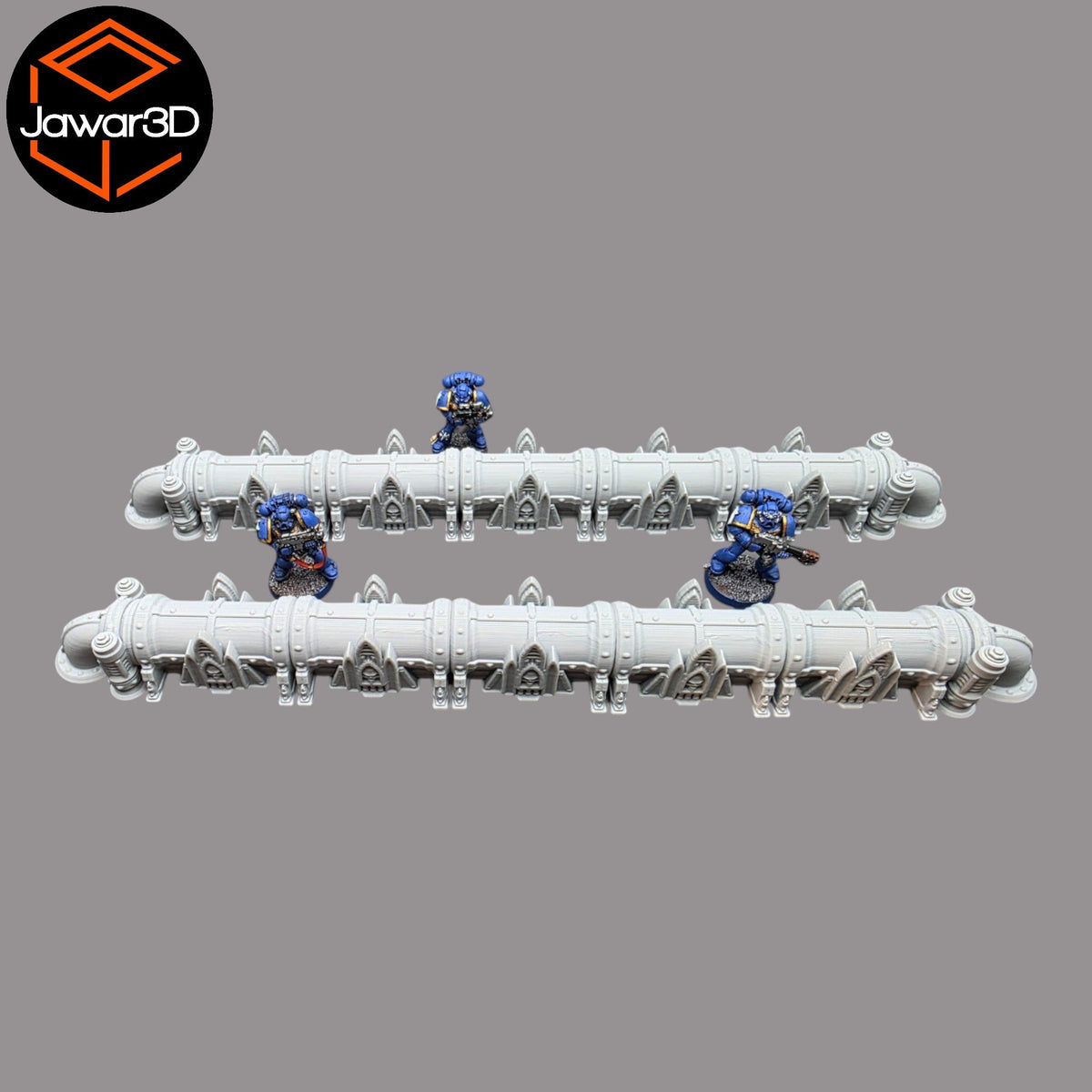 Production Pipes - 28mm Wargaming Scatter Terrain Scenery Tabletop Miniature Jawar3d