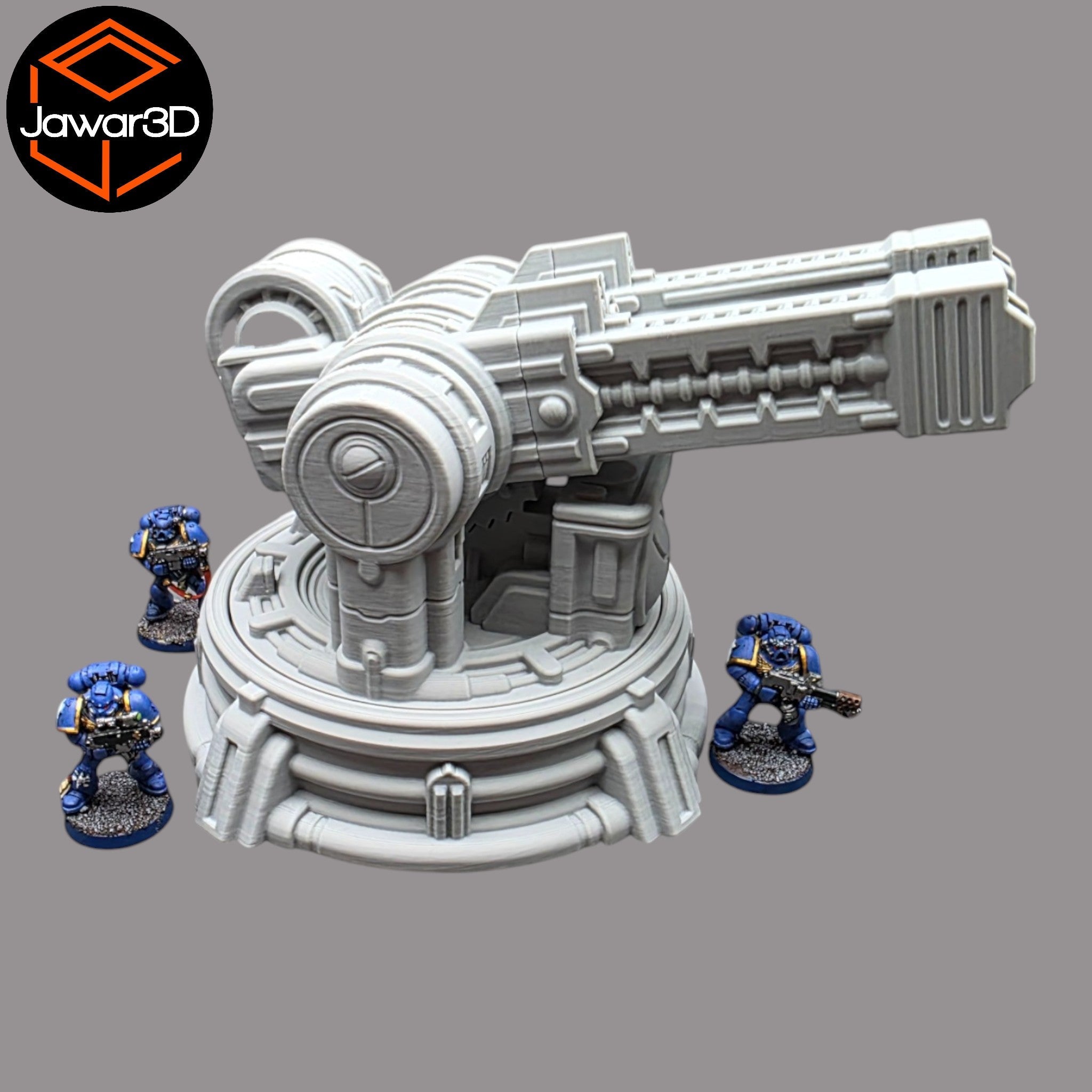 Ethereal Heavy Railgun - 28mm Wargaming Scatter Terrain Scenery Tabletop Miniature Jawar3d