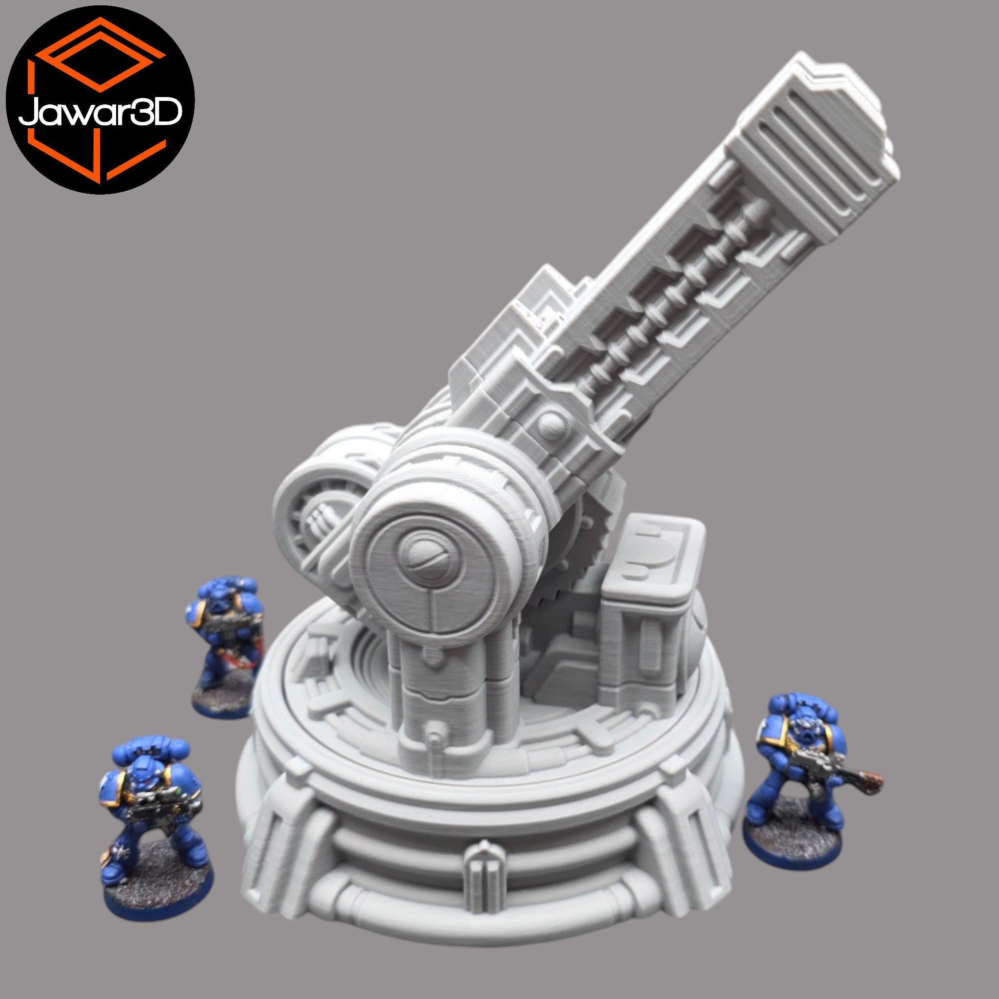 Ethereal Heavy Railgun - 28mm Wargaming Scatter Terrain Scenery Tabletop Miniature Jawar3d