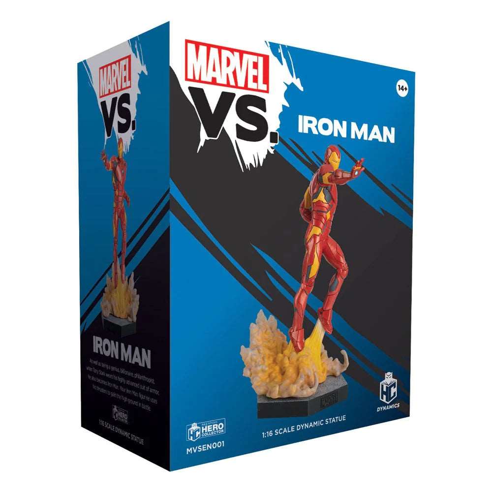 #1 MARVEL VS. IRON MAN 1:16 Scale Dynamic Statue Figure MVSEN001 (Eaglemoss) Real Merch