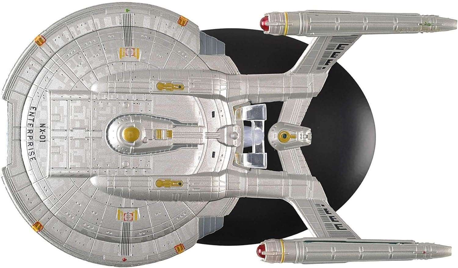 #04 Enterprise NX-01 Diecast Model Ship (Eaglemoss / Star Trek) Real Merch
