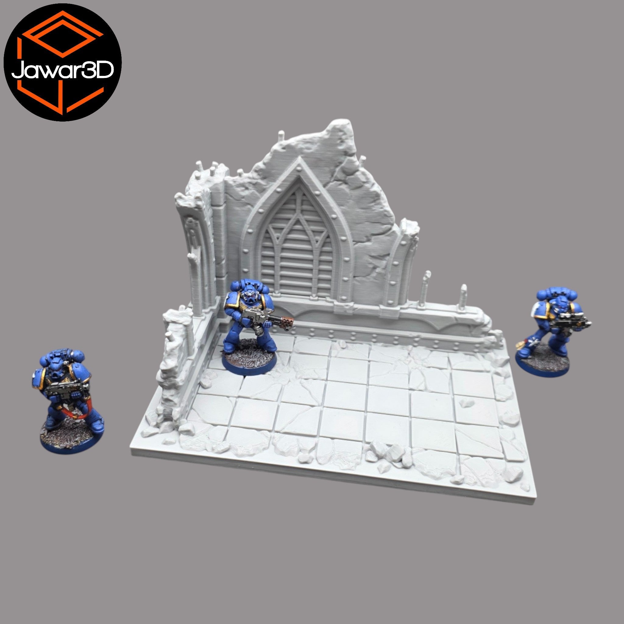 Ruined Empire #1 - 28mm Wargaming Scatter Terrain Scenery Tabletop Miniature Jawar3d