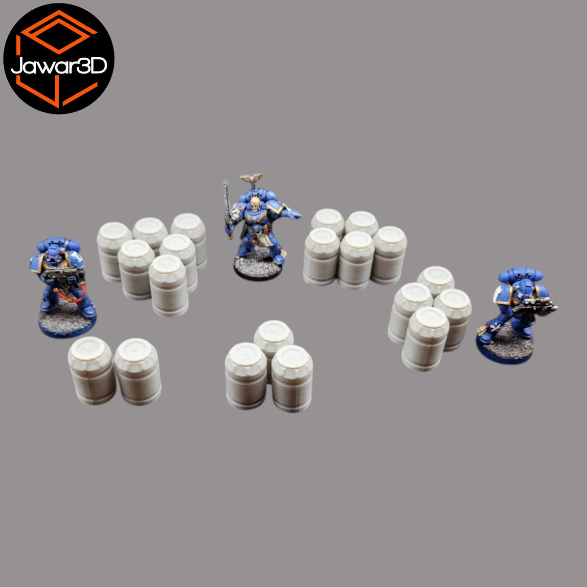 Imperial Vat x20 - 28mm Wargaming Scatter Terrain Scenery Tabletop Miniature Jawar3d