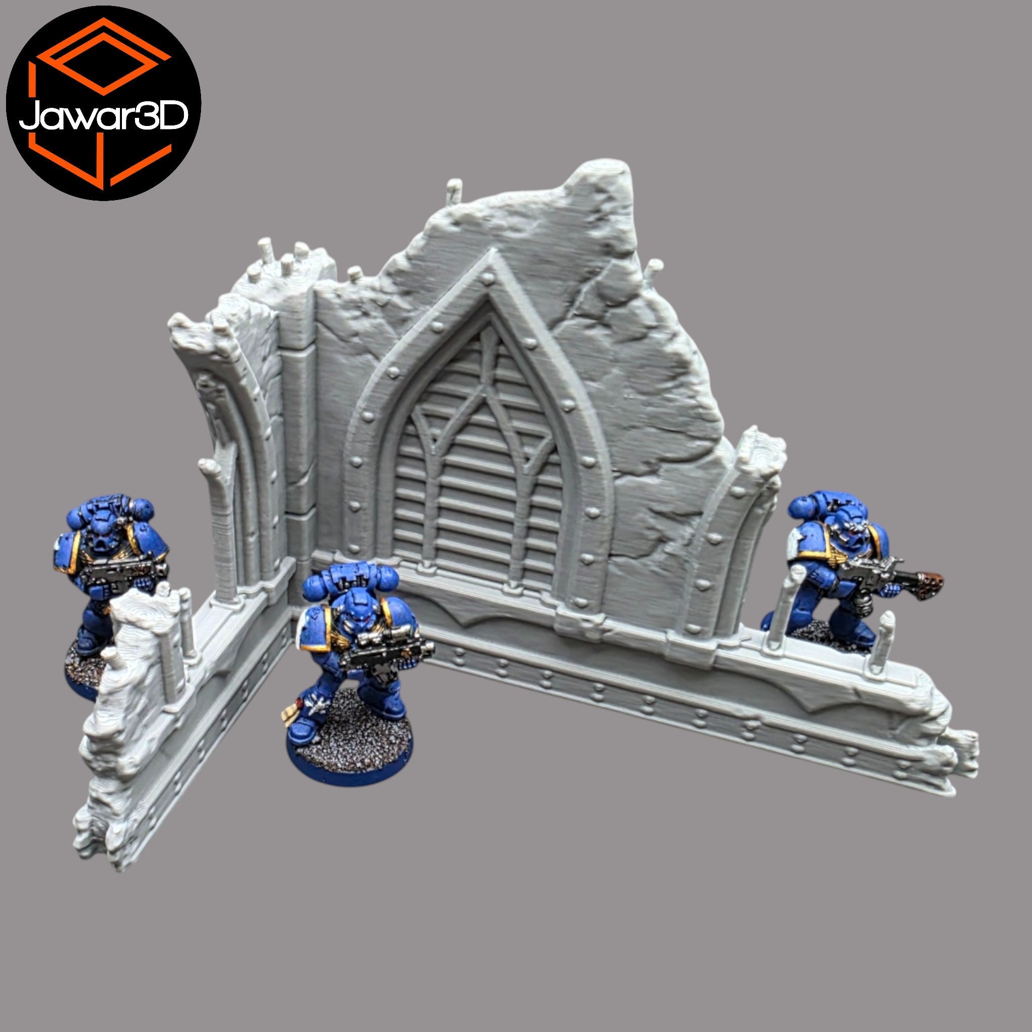 Ruined Empire #3 - 28mm Wargaming Scatter Terrain Scenery Tabletop Miniature Jawar3d