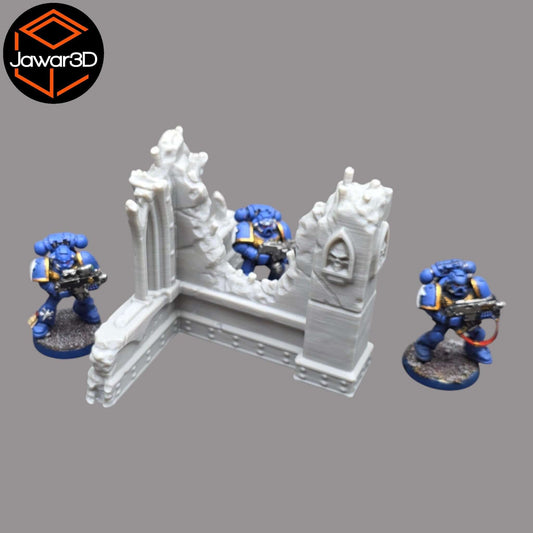 Ruined Empire #5 - 28mm Wargaming Scatter Terrain Scenery Tabletop Miniature Jawar3d