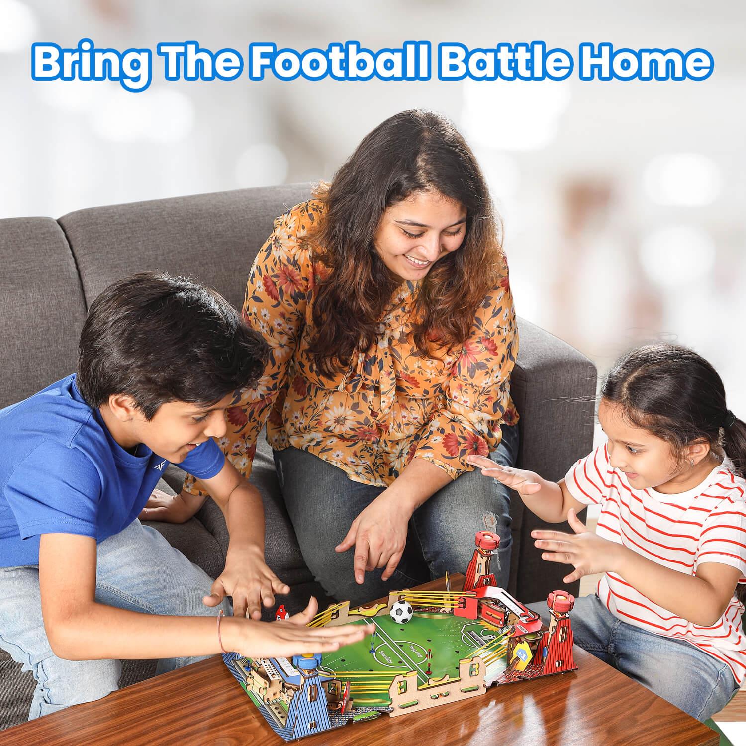 Smartivity Mini Football | Build-It-Yourself Multiplayer STEAM Board Game Curious Minds