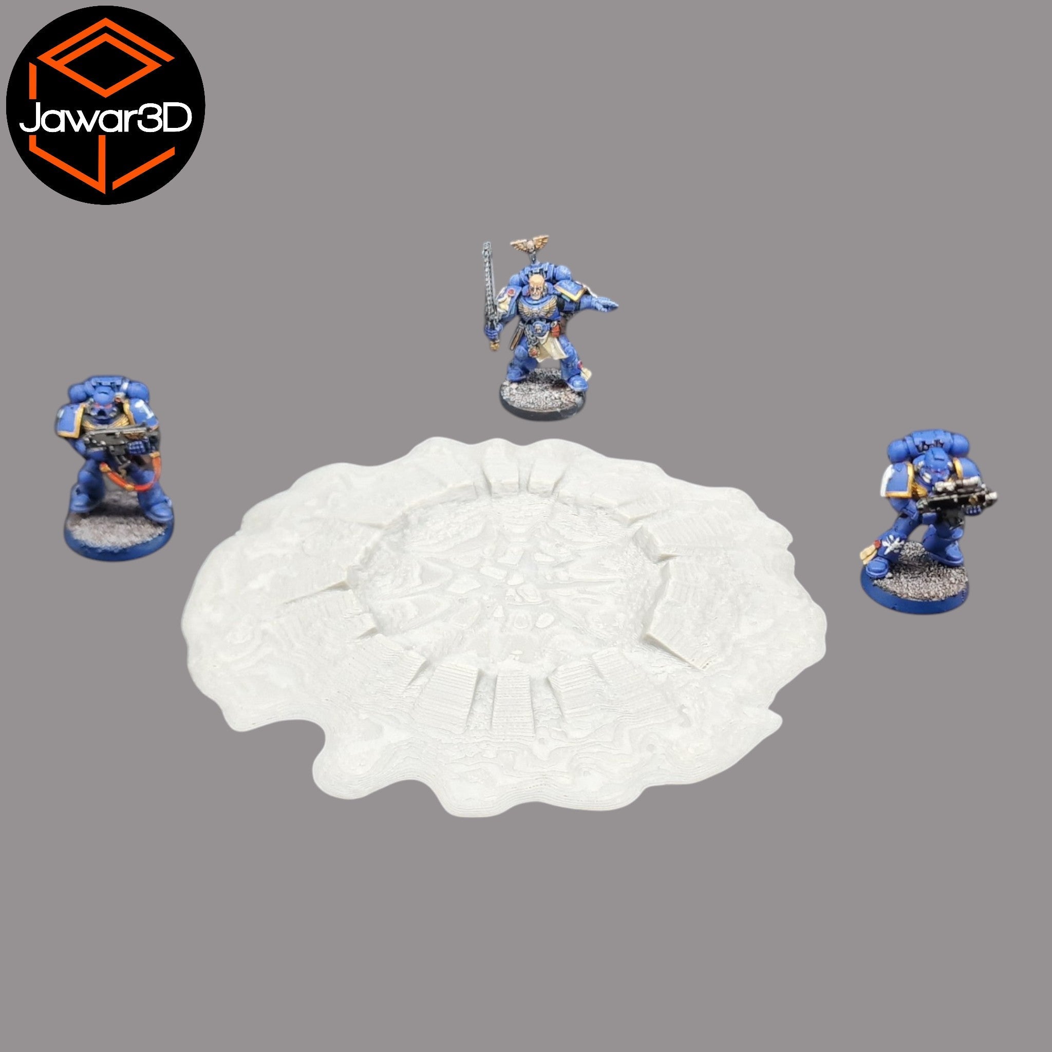 Craters - 28mm Wargaming Scatter Terrain Scenery Tabletop Miniature Jawar3d