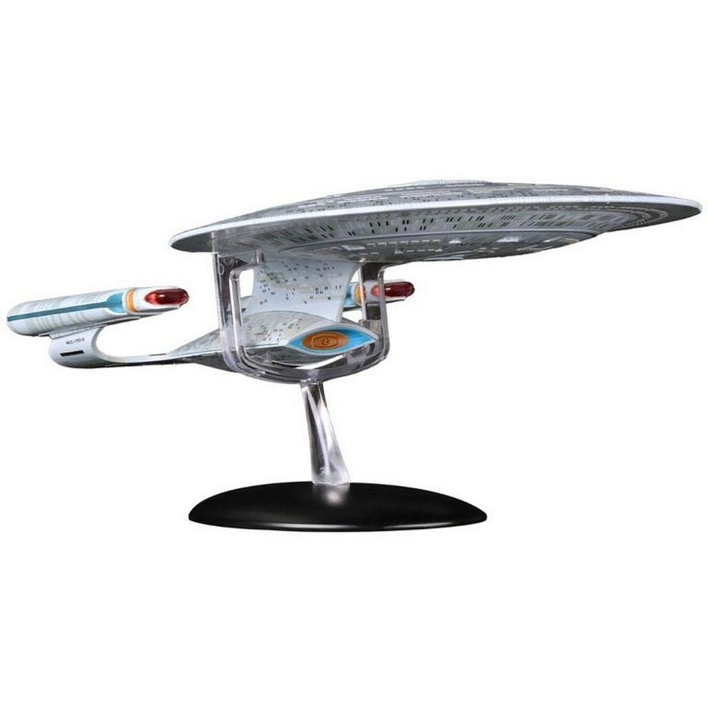 #02 U.S.S. Enterprise NCC-1701-D (Galaxy-class) XL EDITION Die-cast Model Ship (Eaglemoss / Star Trek) Real Merch