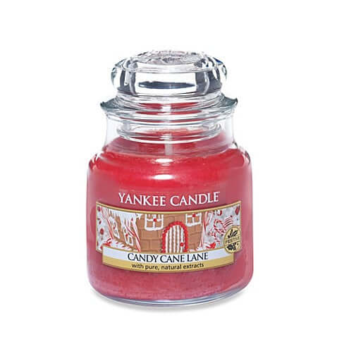 Yankee Candle Candy Cane Lane Small Jar Scented Candle Yankee Candle