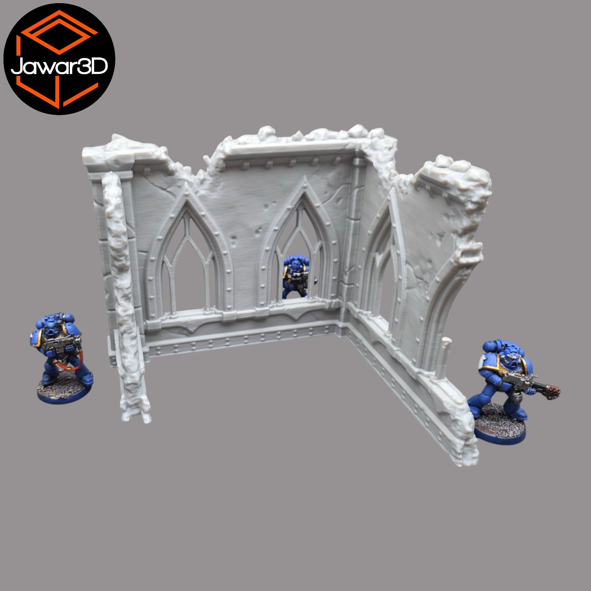 Ruined Empire 2 Floors #11 - 28mm Wargaming Scatter Terrain Scenery Miniature Jawar3d