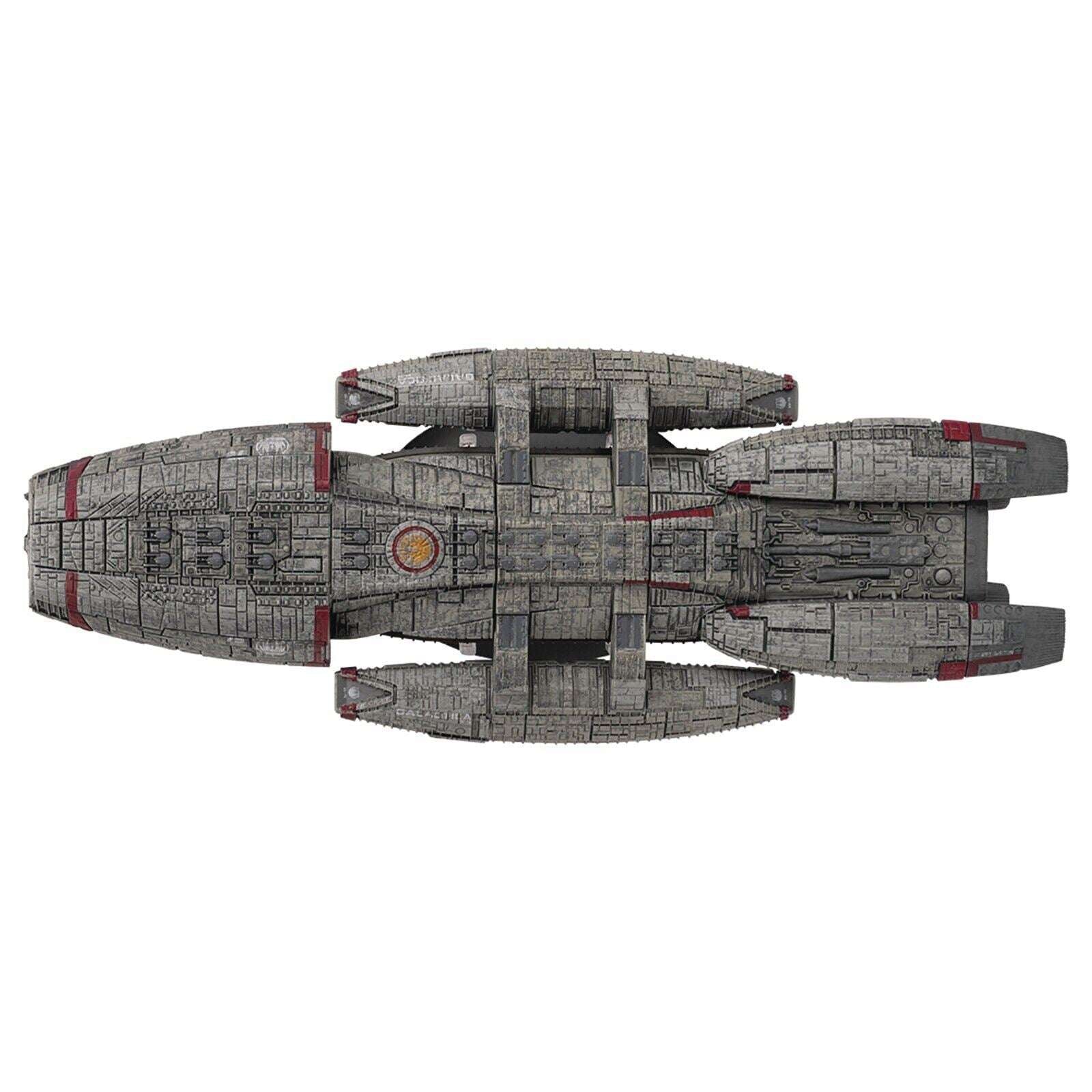 #23 Battlestar Galactica (Blood & Chrome) Model Diecast Ship (Eaglemoss / Battlestar Galactica) Real Merch