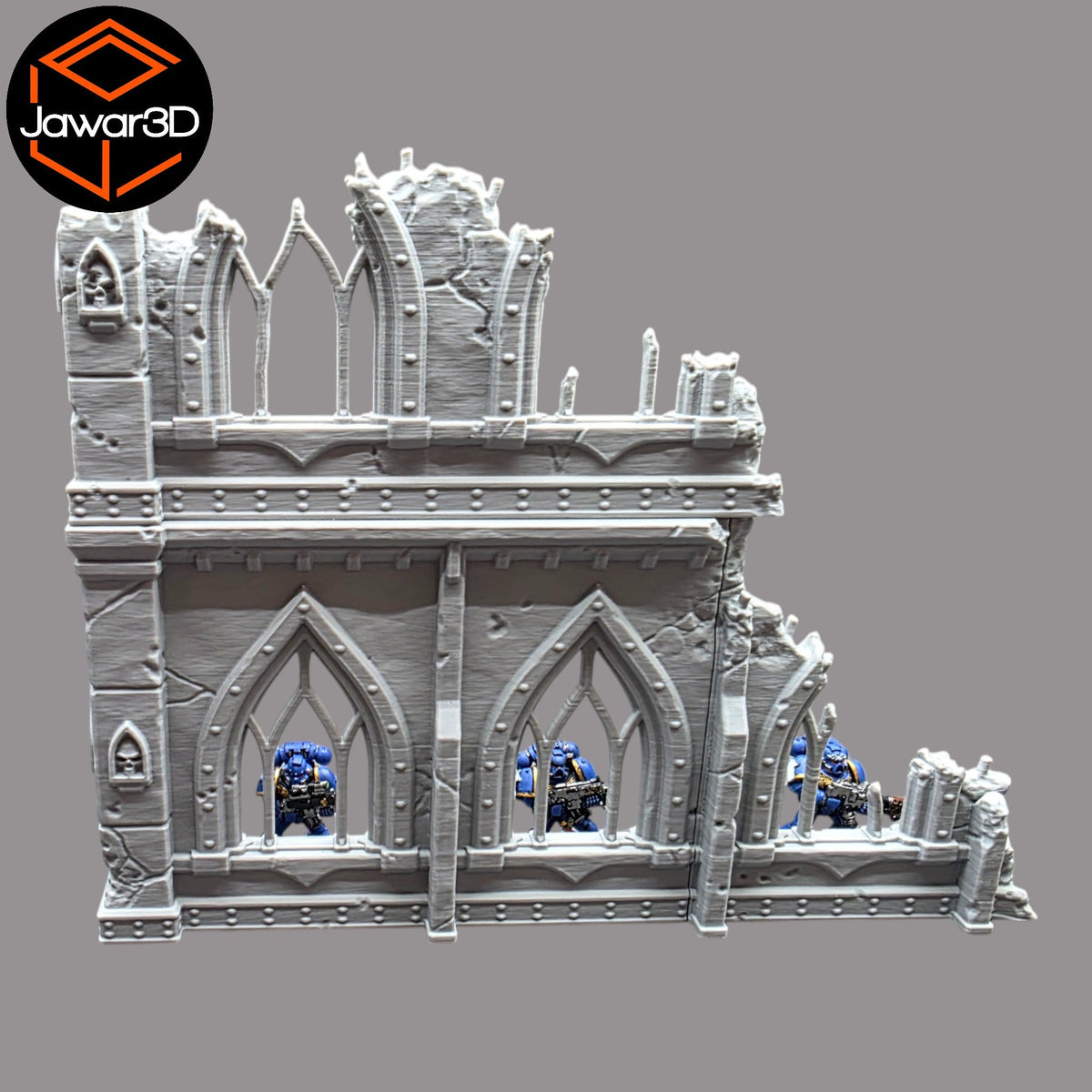 Ruined Empire 2 Floors #20 - 28mm Wargaming Scatter Terrain Scenery Tabletop Jawar3d