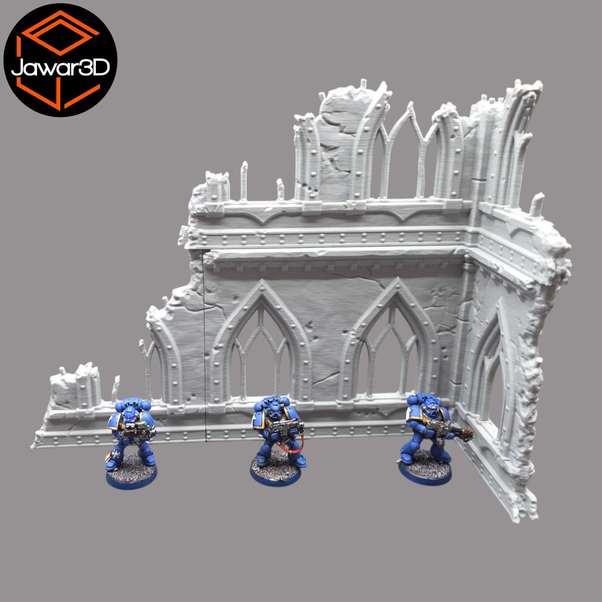 Ruined Empire 2 Floors #20 - 28mm Wargaming Scatter Terrain Scenery Tabletop Jawar3d