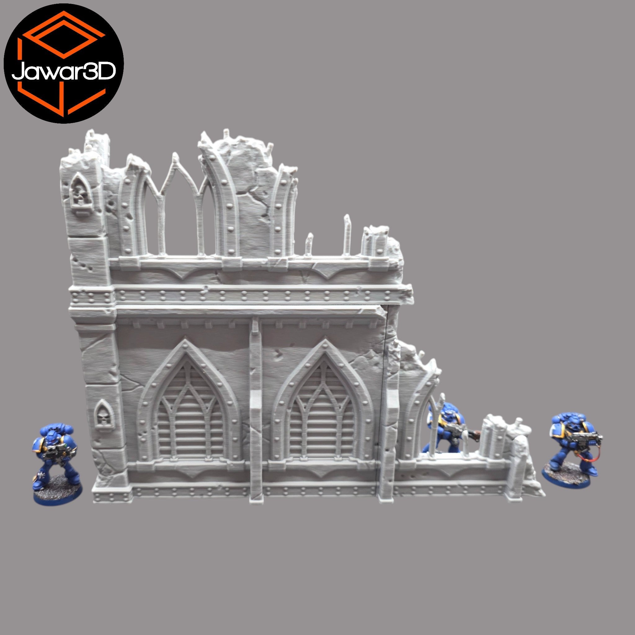Ruined Empire 2 Floors #21 - 28mm Wargaming Scatter Terrain Scenery Tabletop Jawar3d