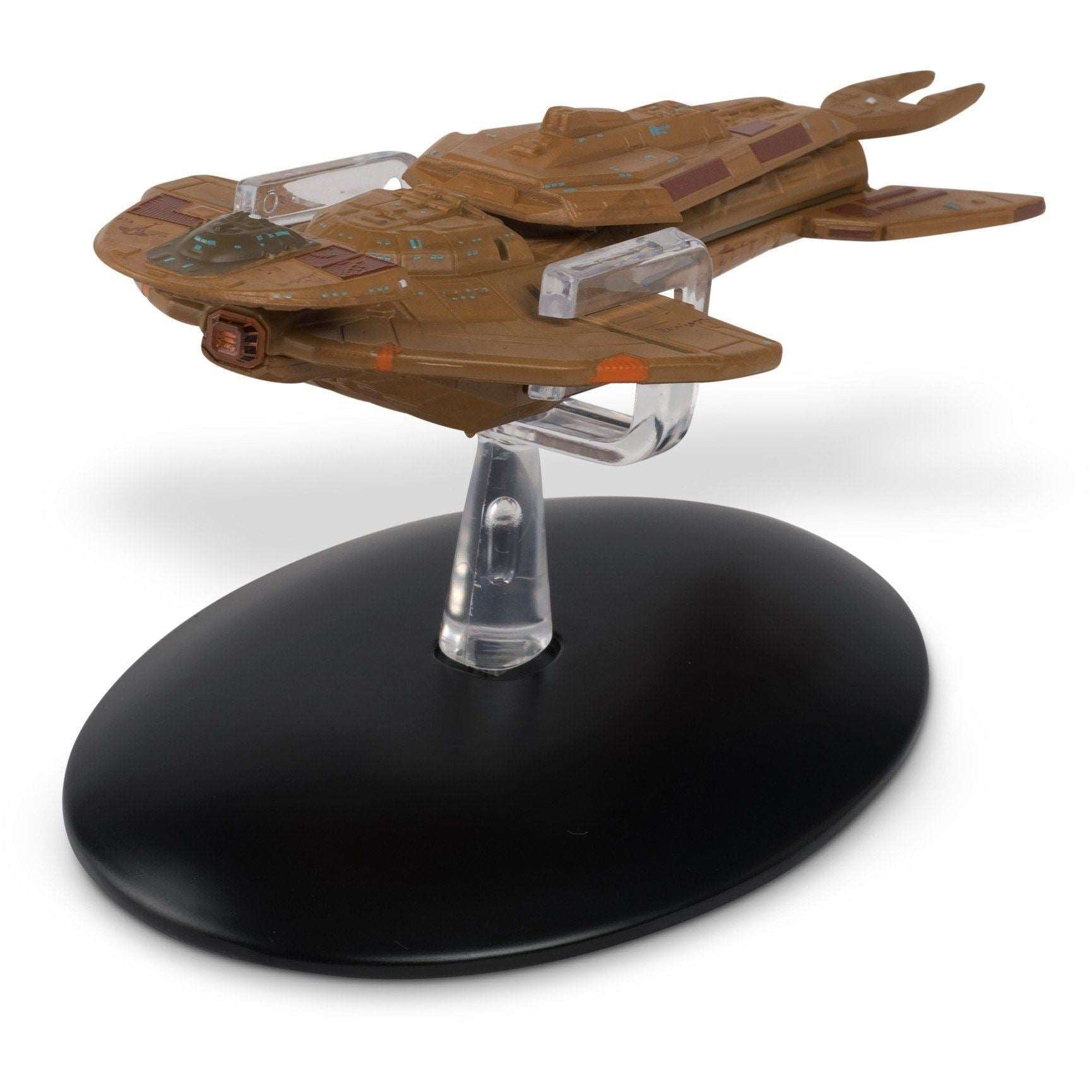 #136 Cardassian Keldon Class Cruiser Model Die Cast Ship (Eaglemoss / Star Trek) Real Merch