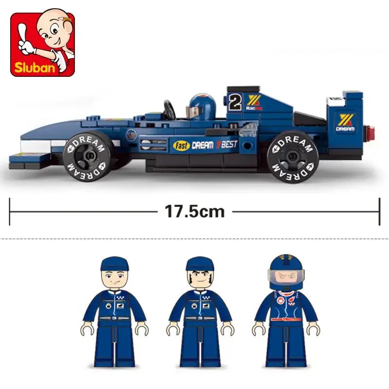 Sluban - Racing Team Mini Racer Building Brick Set Sluban