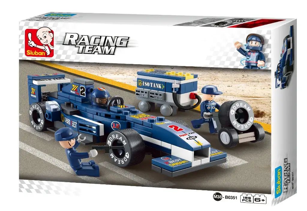 Sluban - Racing Team Mini Racer Building Brick Set Sluban
