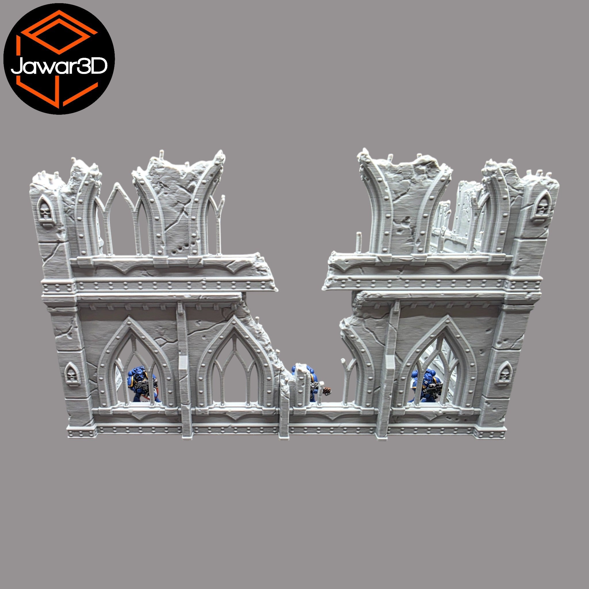 Ruined Empire 2 Floors #23 - 28mm Wargaming Scatter Terrain Scenery Tabletop Jawar3d