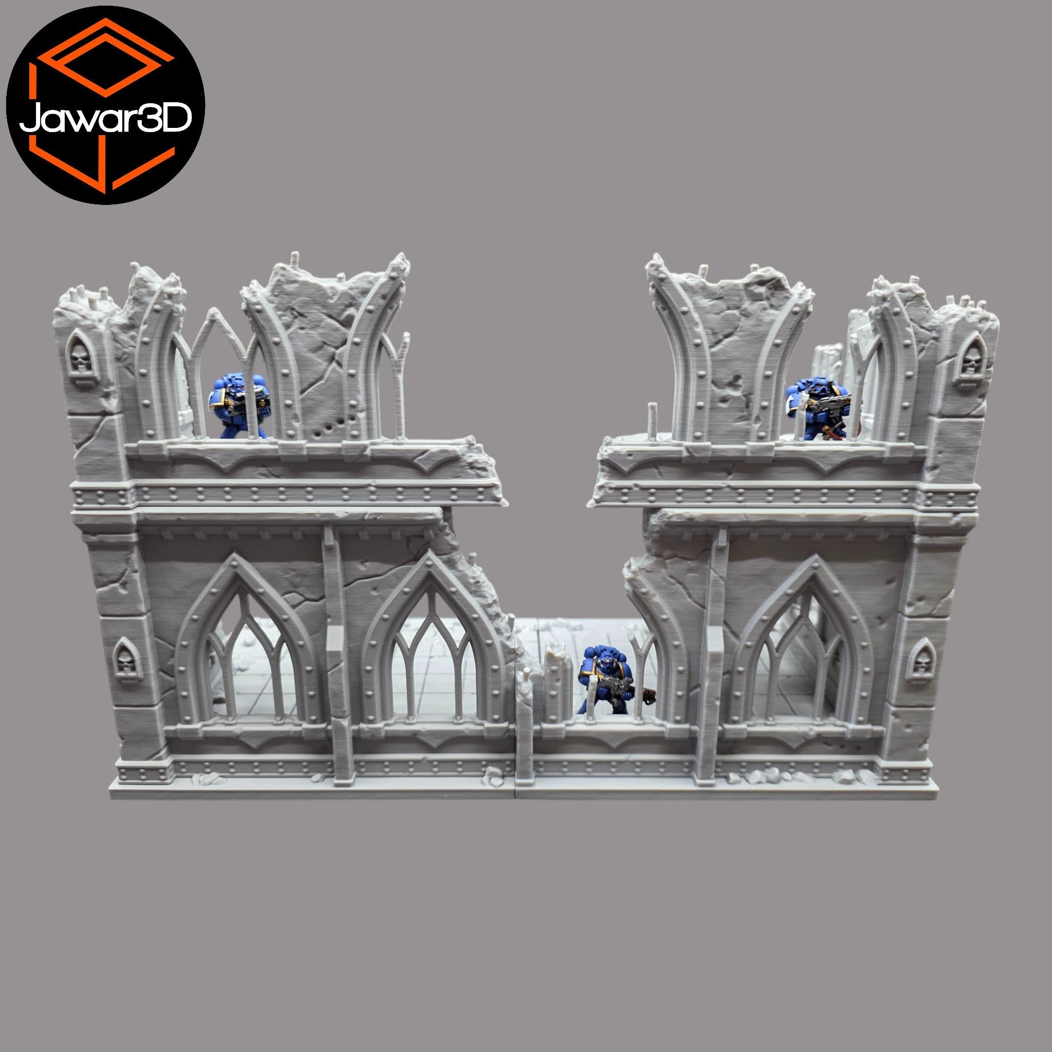 Ruined Empire 2 Floors #24 - 28mm Wargaming Scatter Terrain Scenery Tabletop Jawar3d