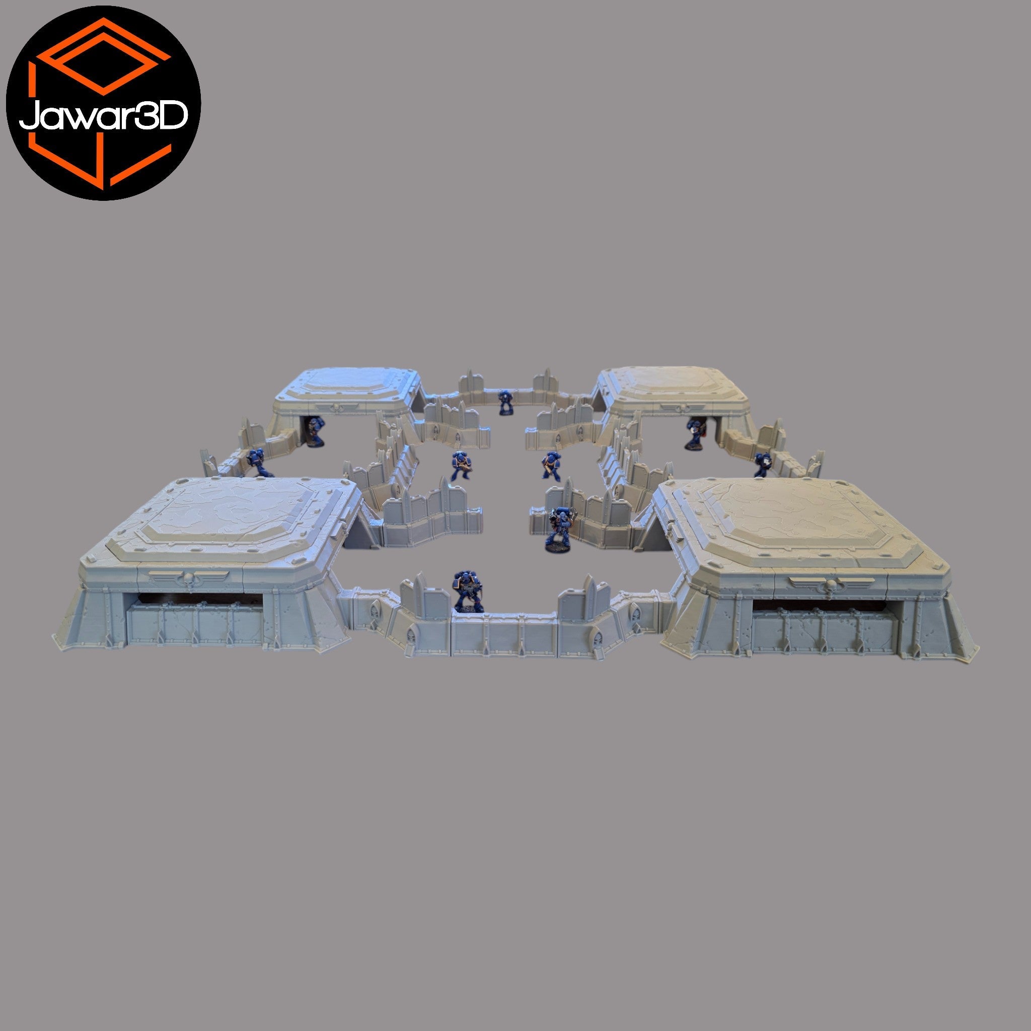 Trench Bunker Set - 28mm Wargaming Scatter Terrain Scenery Tabletop Miniature Jawar3d