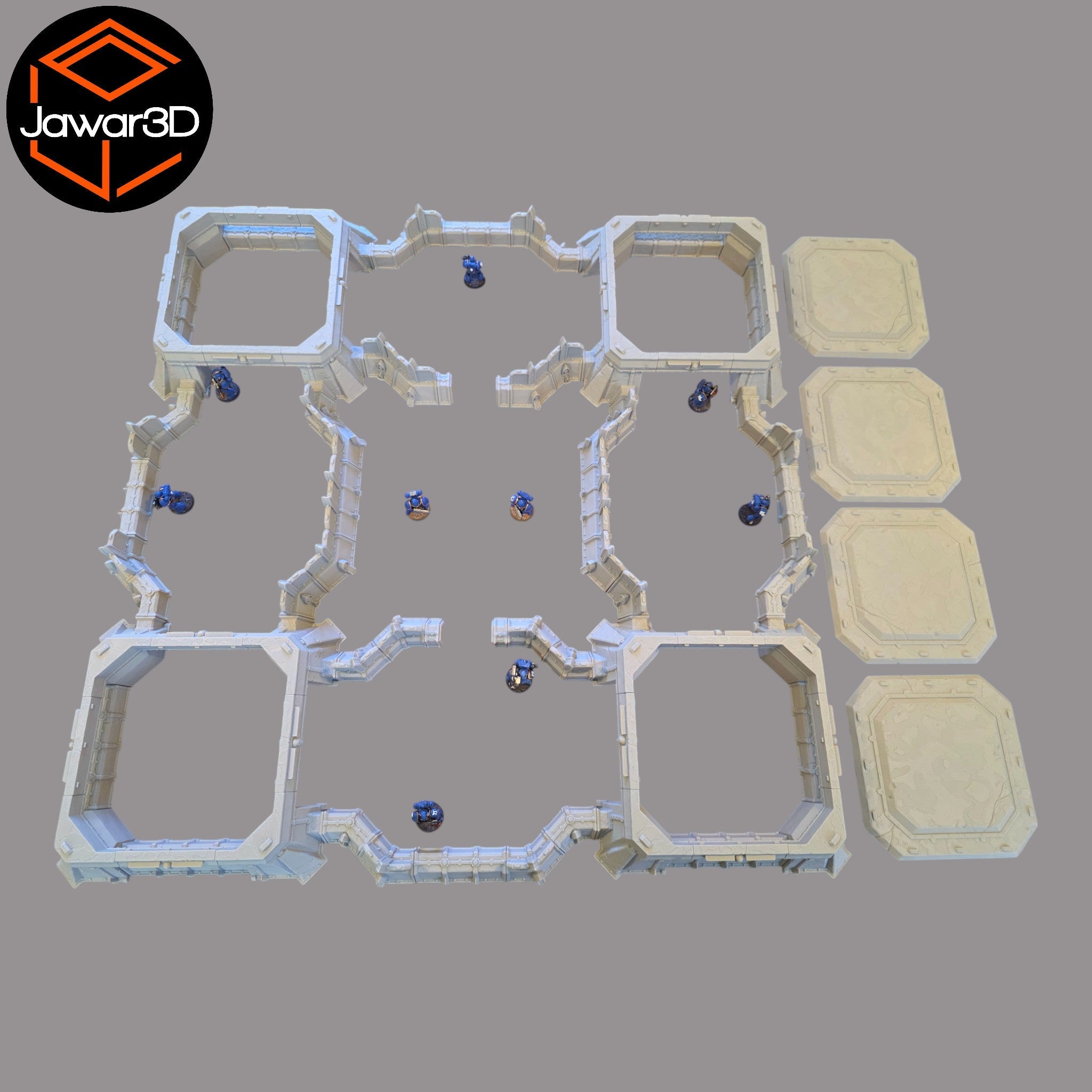 Trench Bunker Set - 28mm Wargaming Scatter Terrain Scenery Tabletop Miniature Jawar3d