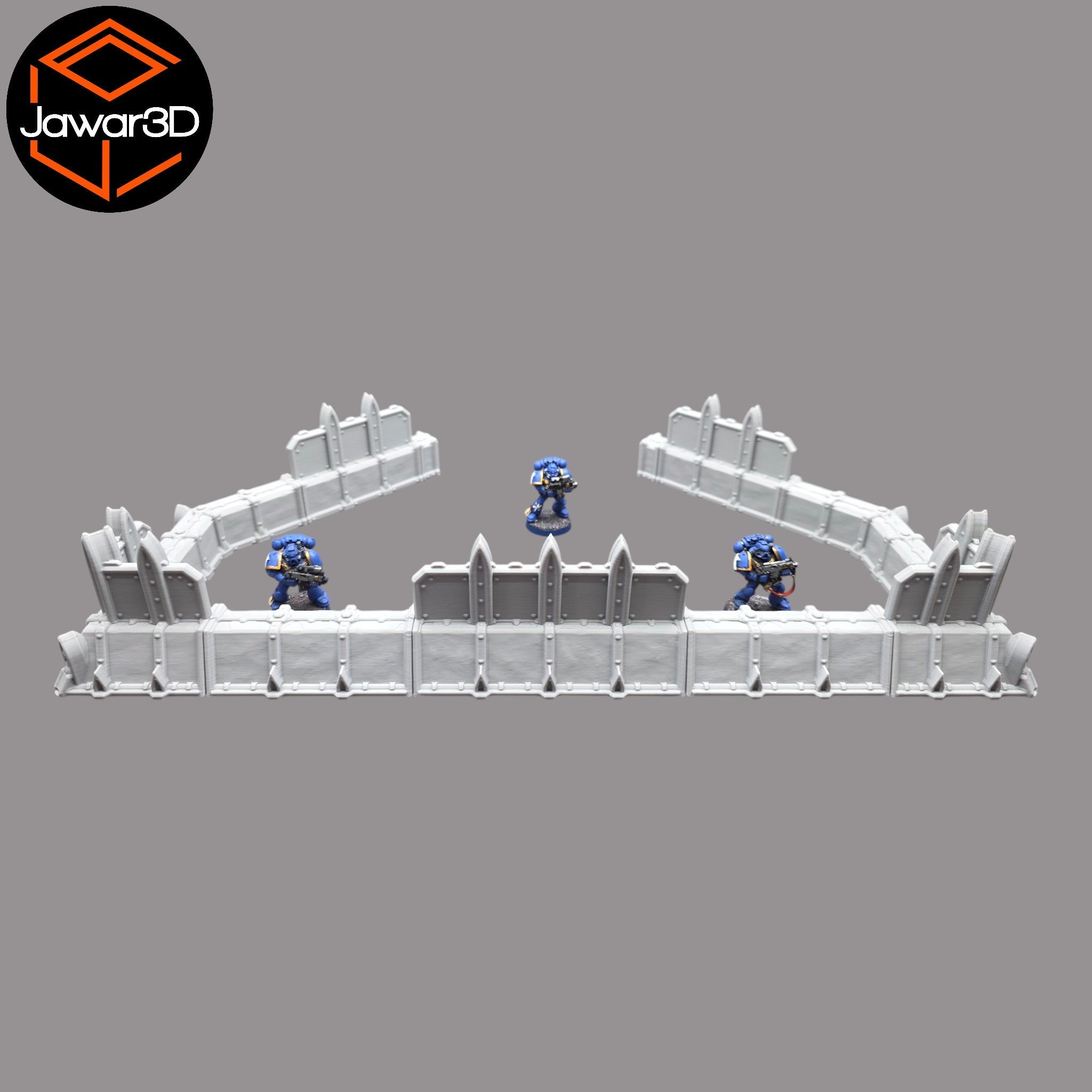 Trench Bunker Walls - 28mm Wargaming Scatter Terrain Scenery Tabletop Miniature Jawar3d