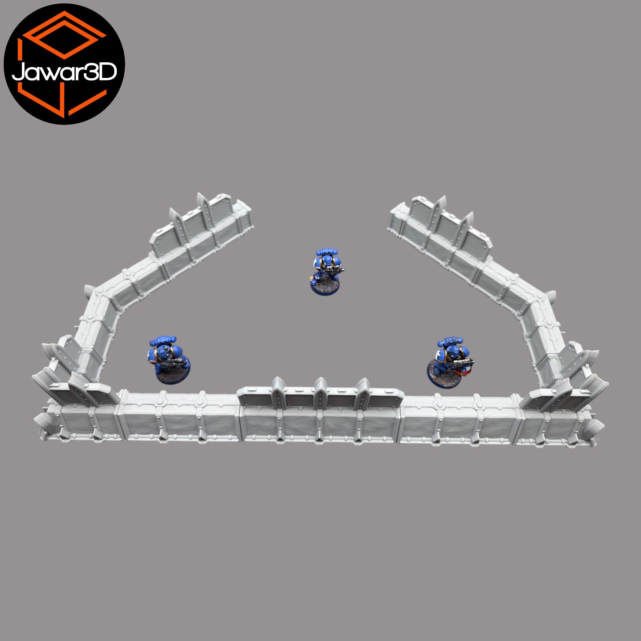 Trench Bunker Walls - 28mm Wargaming Scatter Terrain Scenery Tabletop Miniature Jawar3d