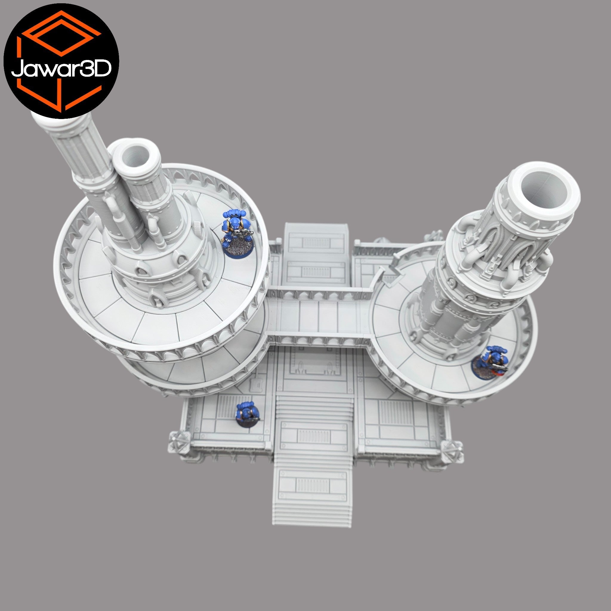 Steel Refinery Assembly #1 - 28mm Wargaming Scatter Terrain Scenery Tabletop Jawar3d
