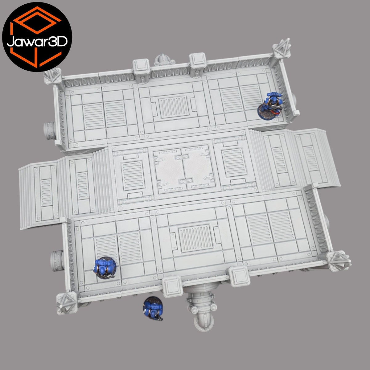 Steel Refinery Assembly #2 - 28mm Wargaming Scatter Terrain Scenery Tabletop Jawar3d