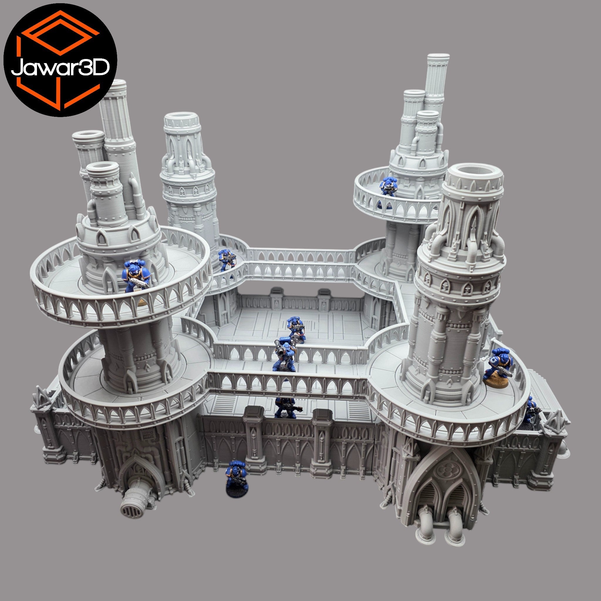 Steel Refinery Assembly #3 - 28mm Wargaming Scatter Terrain Scenery Tabletop Jawar3d