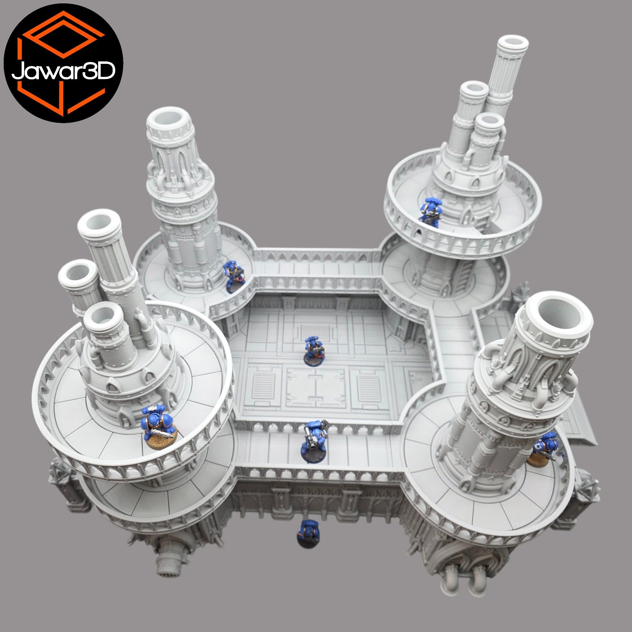 Steel Refinery Assembly #3 - 28mm Wargaming Scatter Terrain Scenery Tabletop Jawar3d