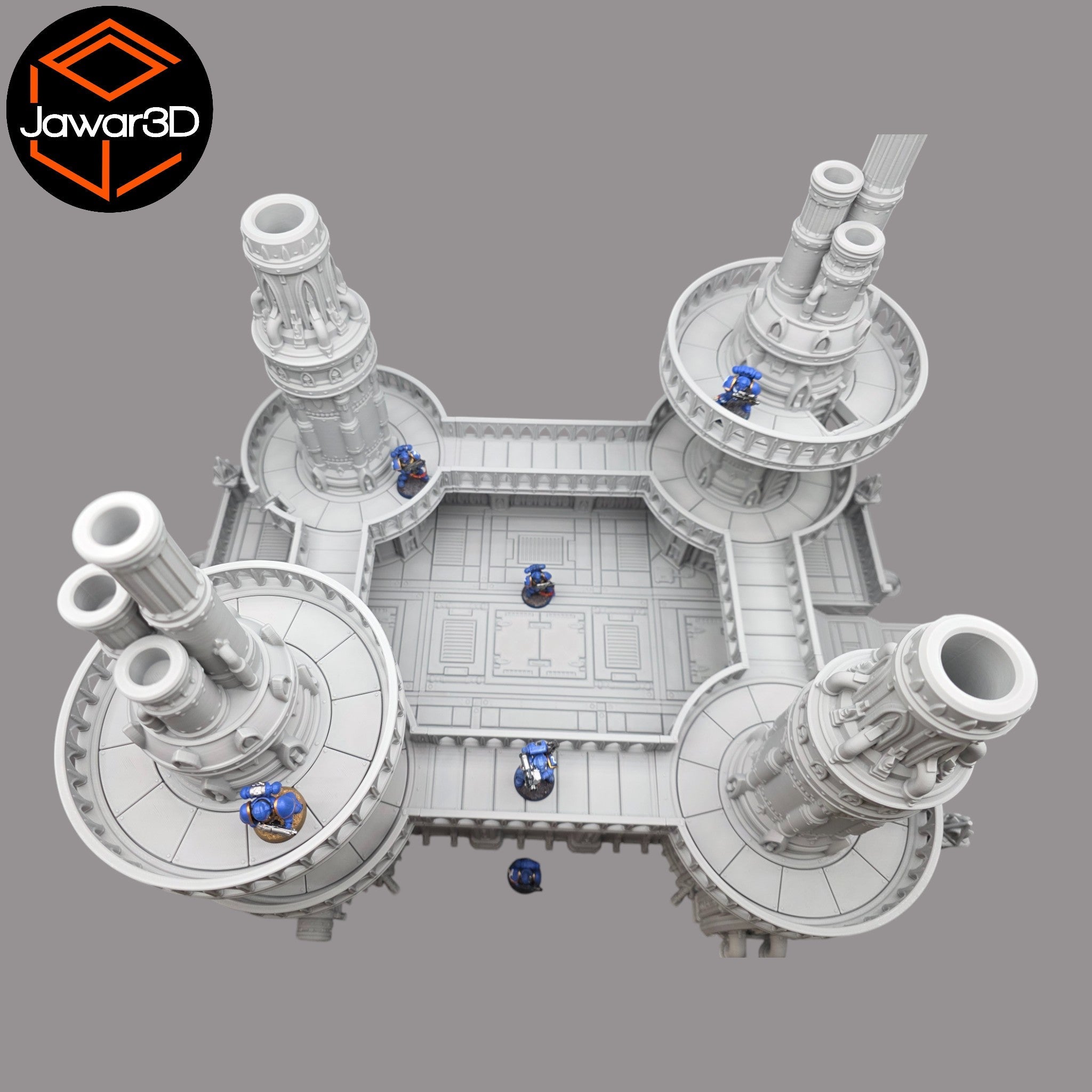 Steel Refinery Assembly #3 - 28mm Wargaming Scatter Terrain Scenery Tabletop Jawar3d