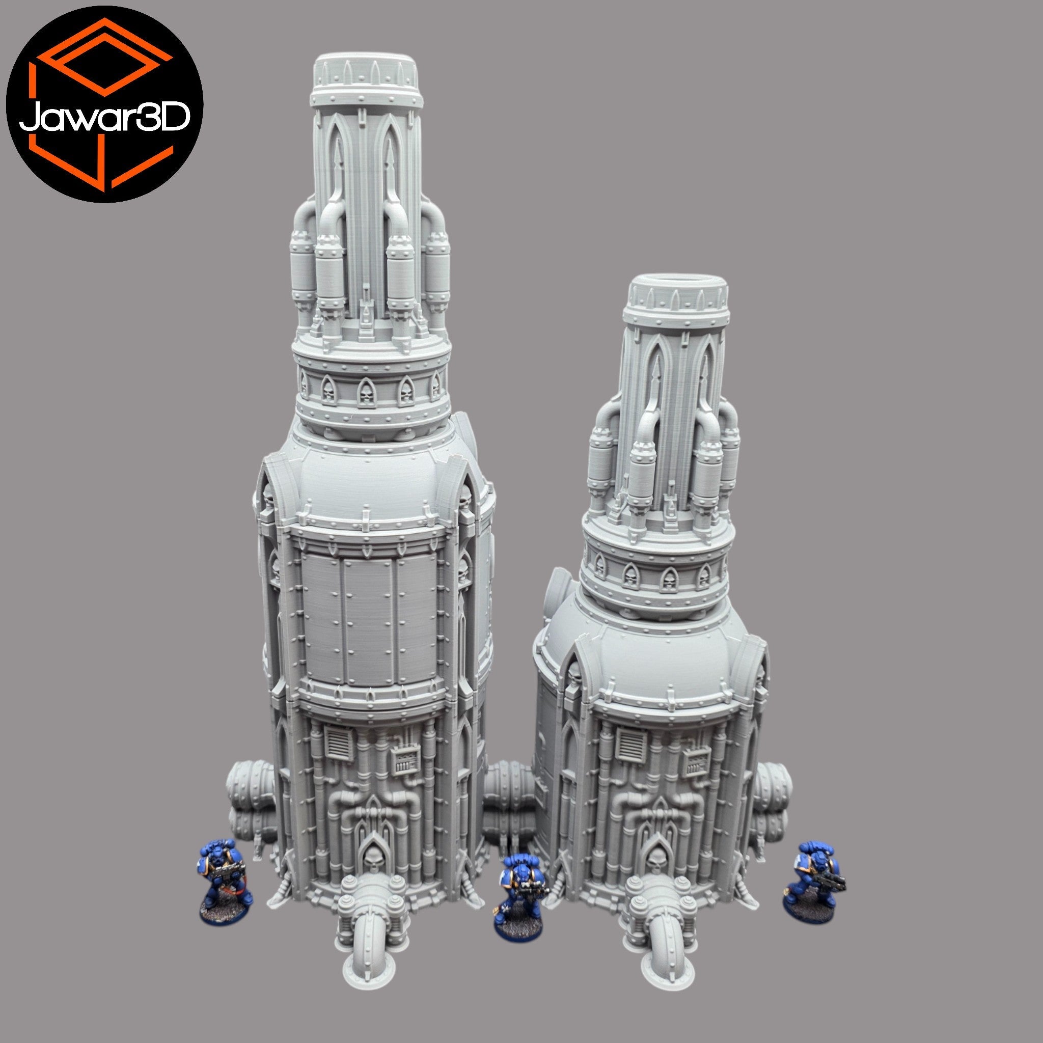 Steel Refinery Assembly #5 - 28mm Wargaming Scatter Terrain Scenery Tabletop Jawar3d