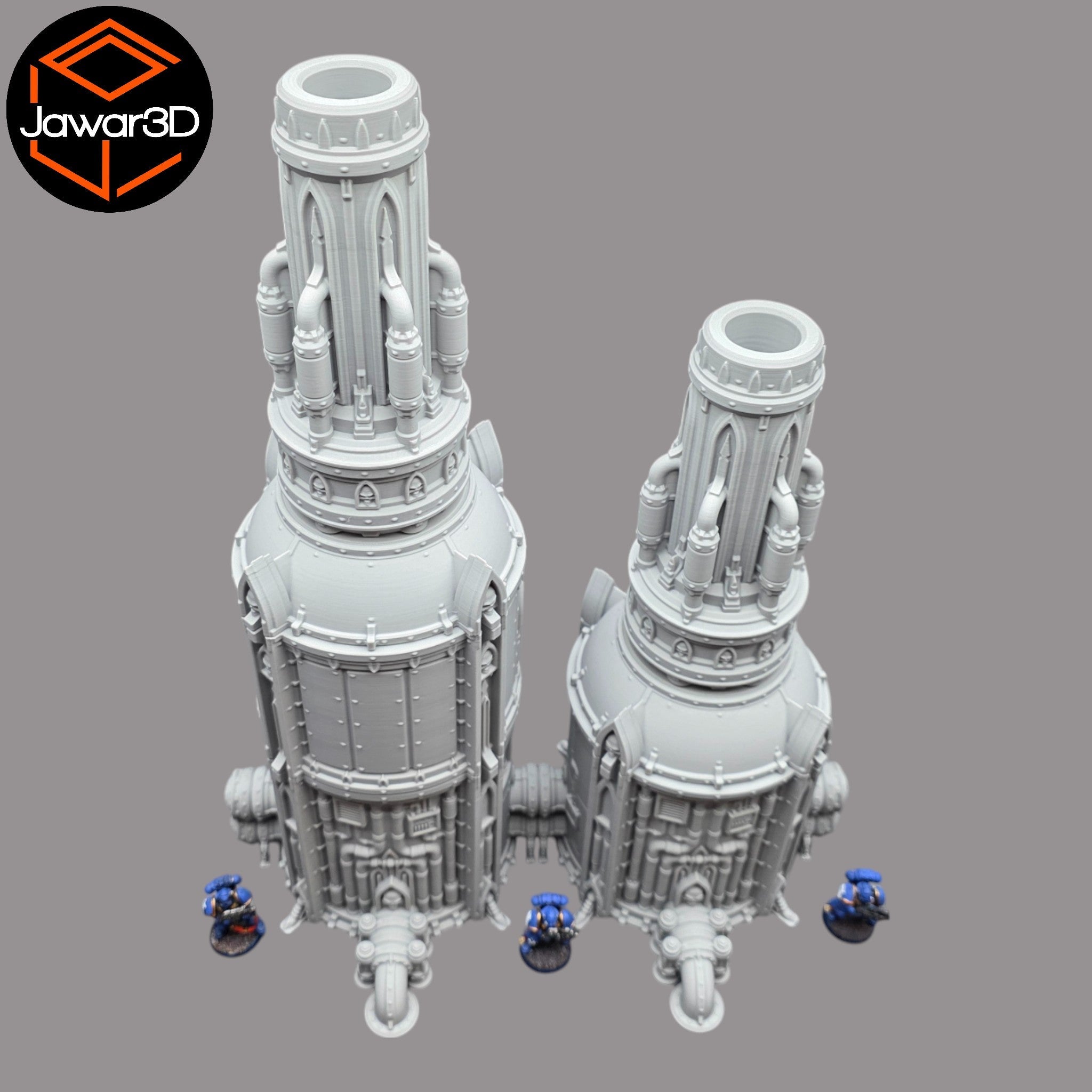 Steel Refinery Assembly #5 - 28mm Wargaming Scatter Terrain Scenery Tabletop Jawar3d