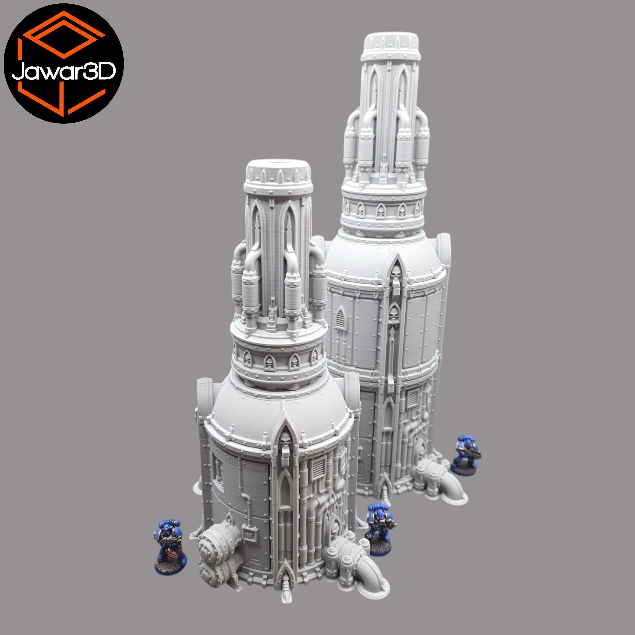 Steel Refinery Assembly #5 - 28mm Wargaming Scatter Terrain Scenery Tabletop Jawar3d