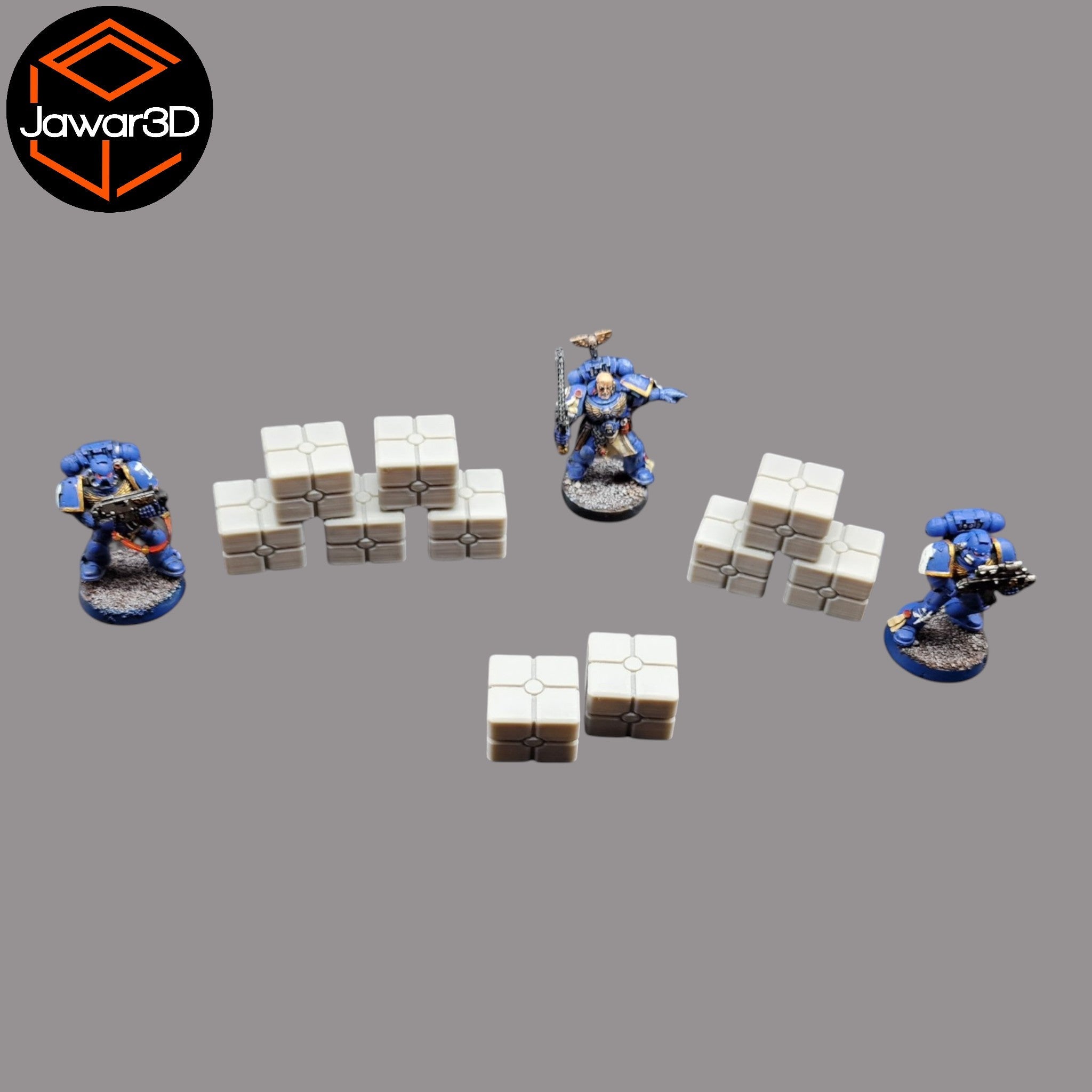 Sci-Fi Crates x10 - 28mm Wargaming Scatter Terrain Scenery Tabletop Miniature Jawar3d