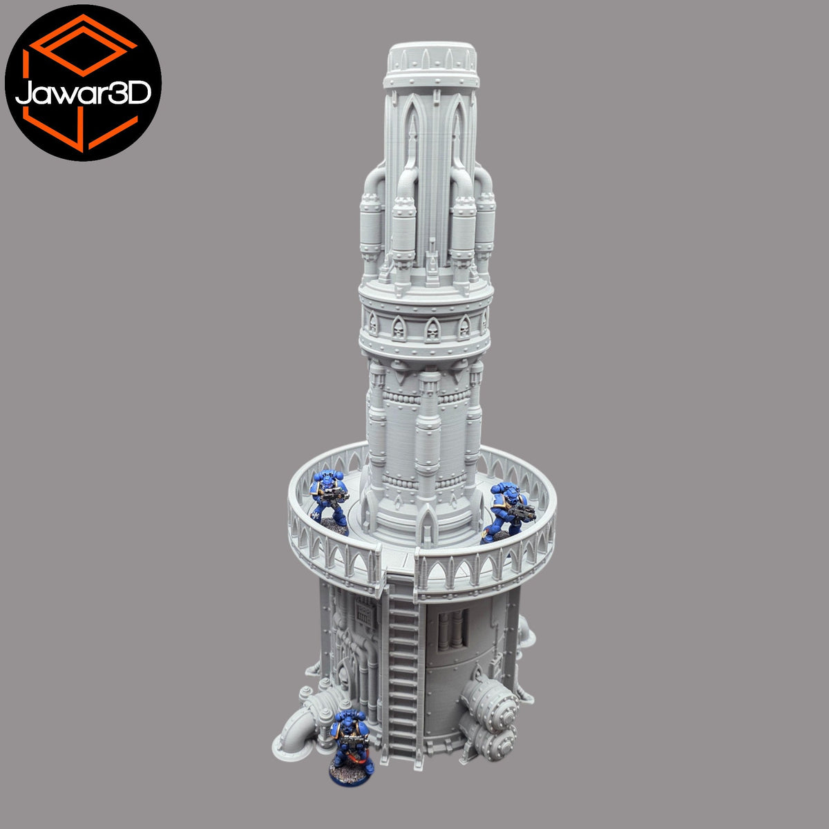 Steel Refinery Assembly #7 - 28mm Wargaming Scatter Terrain Scenery Tabletop Jawar3d