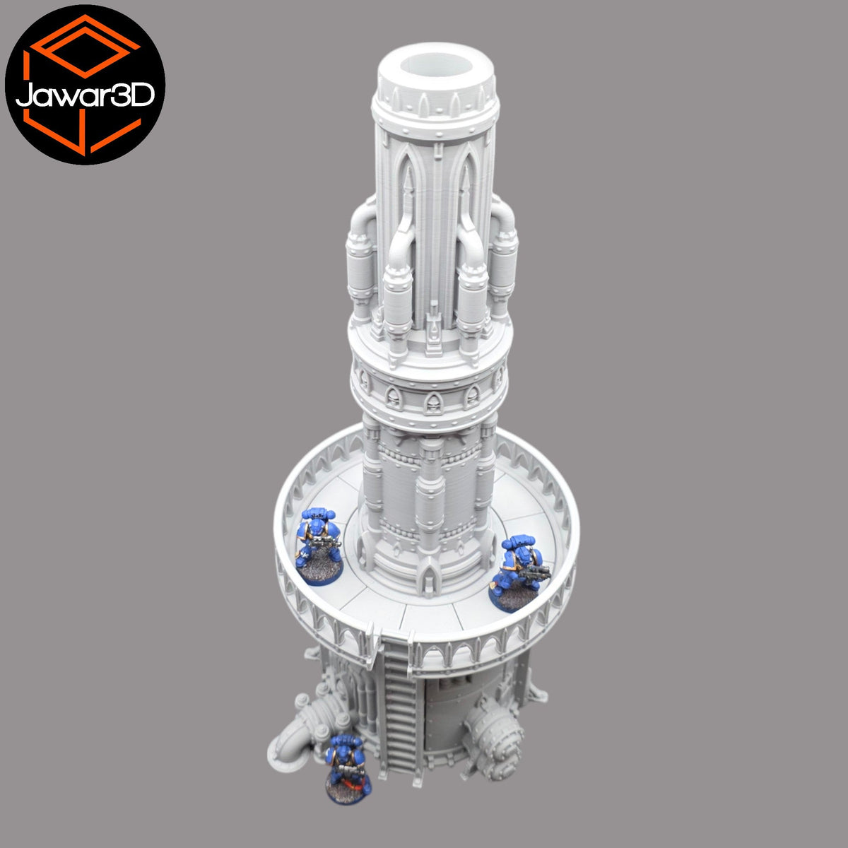 Steel Refinery Assembly #7 - 28mm Wargaming Scatter Terrain Scenery Tabletop Jawar3d