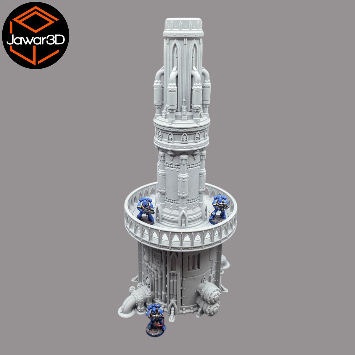 Steel Refinery Assembly #7 - 28mm Wargaming Scatter Terrain Scenery Tabletop Jawar3d