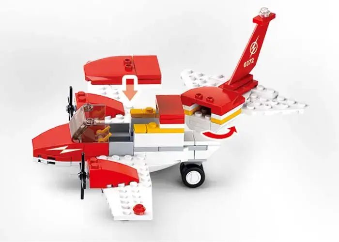 Sluban - Aviation Aircraft Hanger Building Brick Set Sluban