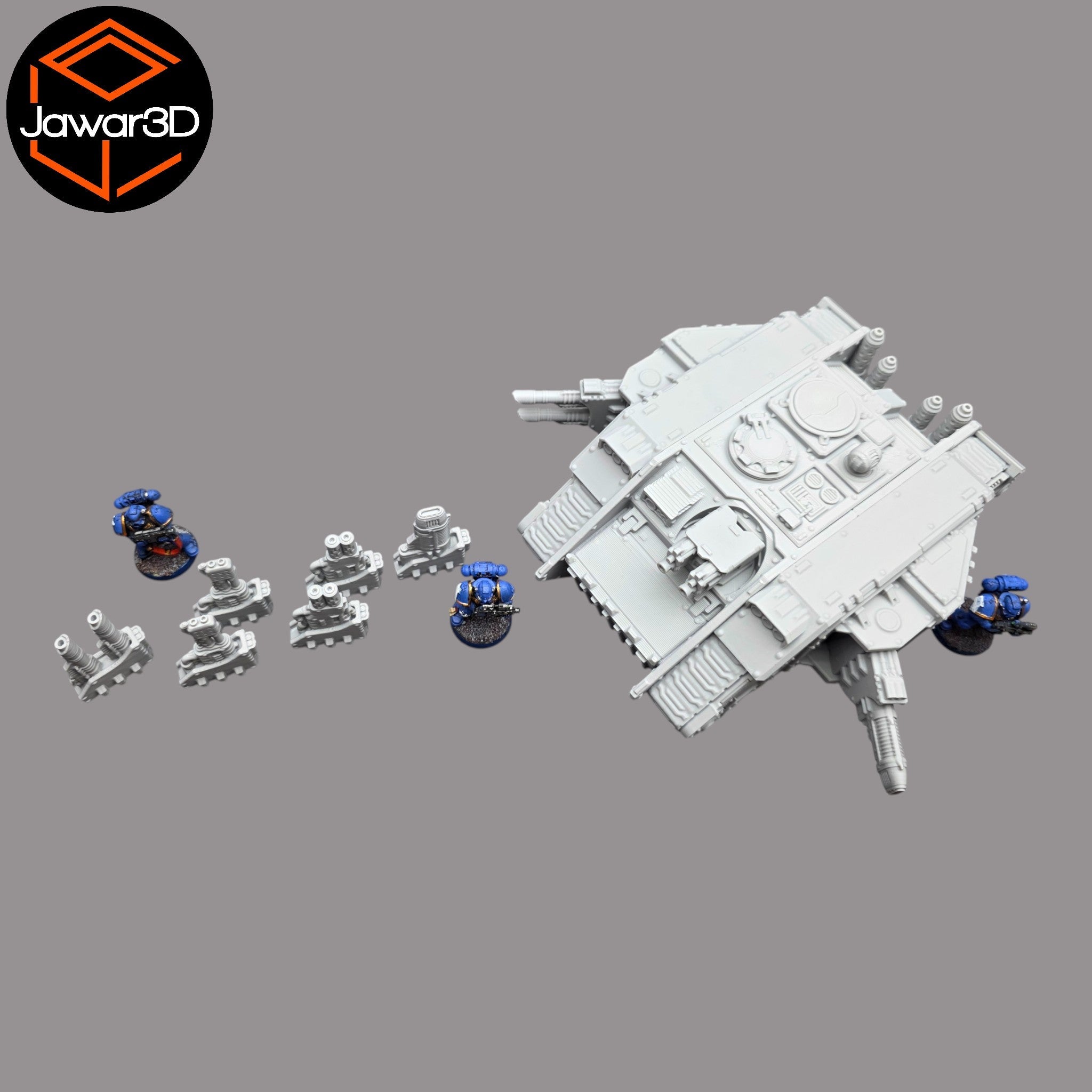 Tank #2 - 28mm Wargaming Scatter Terrain Scenery Tabletop Jawar3d