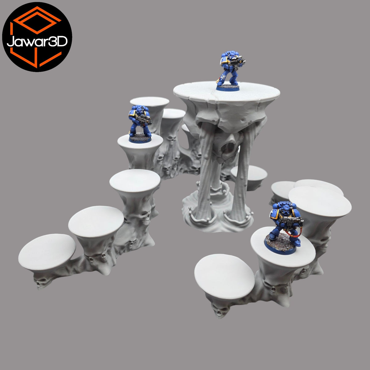 Skull Platform - 28mm Wargaming Scatter Terrain Scenery Tabletop Jawar3d
