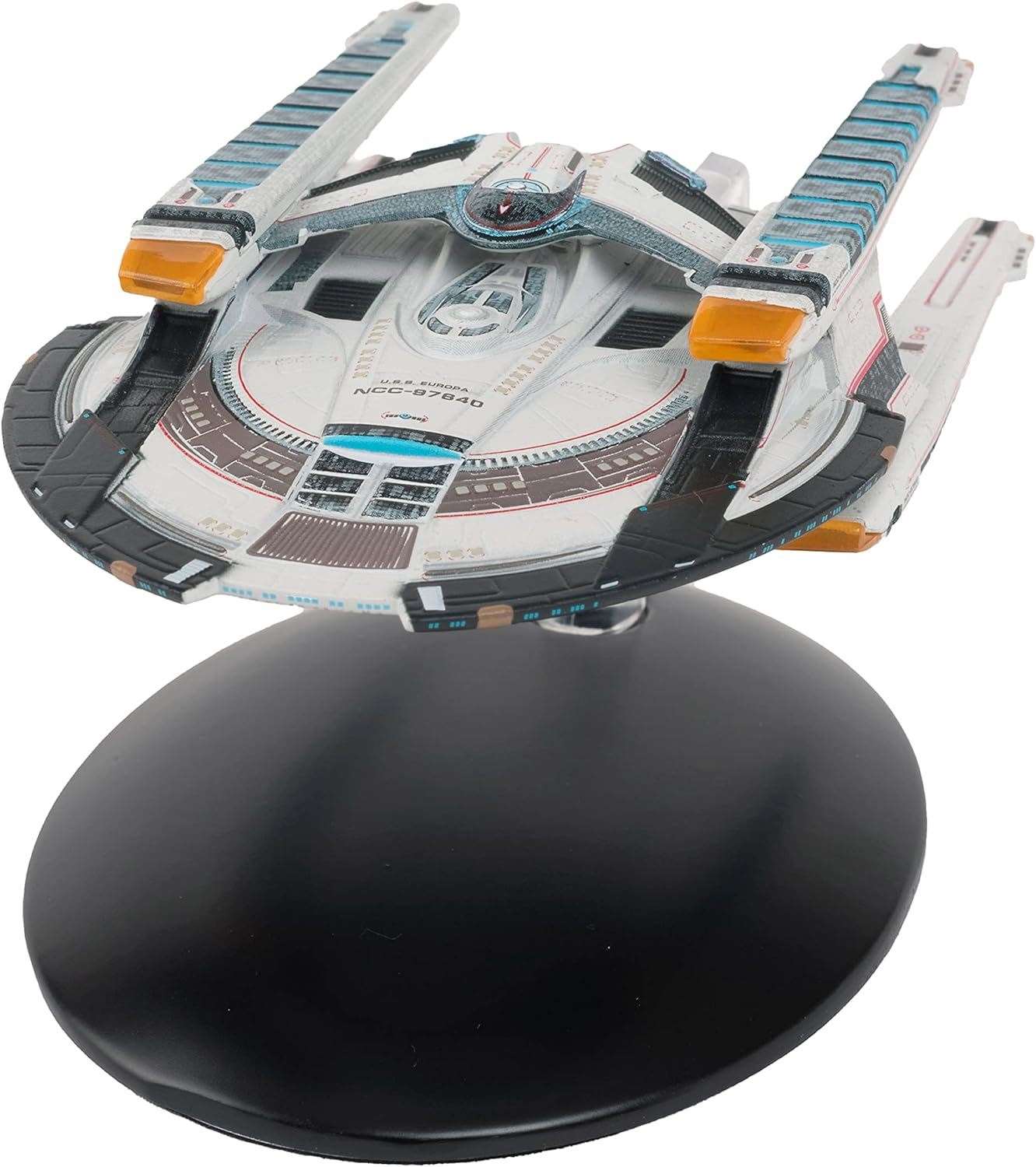 #09 U.S.S. Europa NCC-97640 Europa-Class Battle Cruiser Diecast Model Ship STO (Star Trek / Eaglemoss) Real Merch