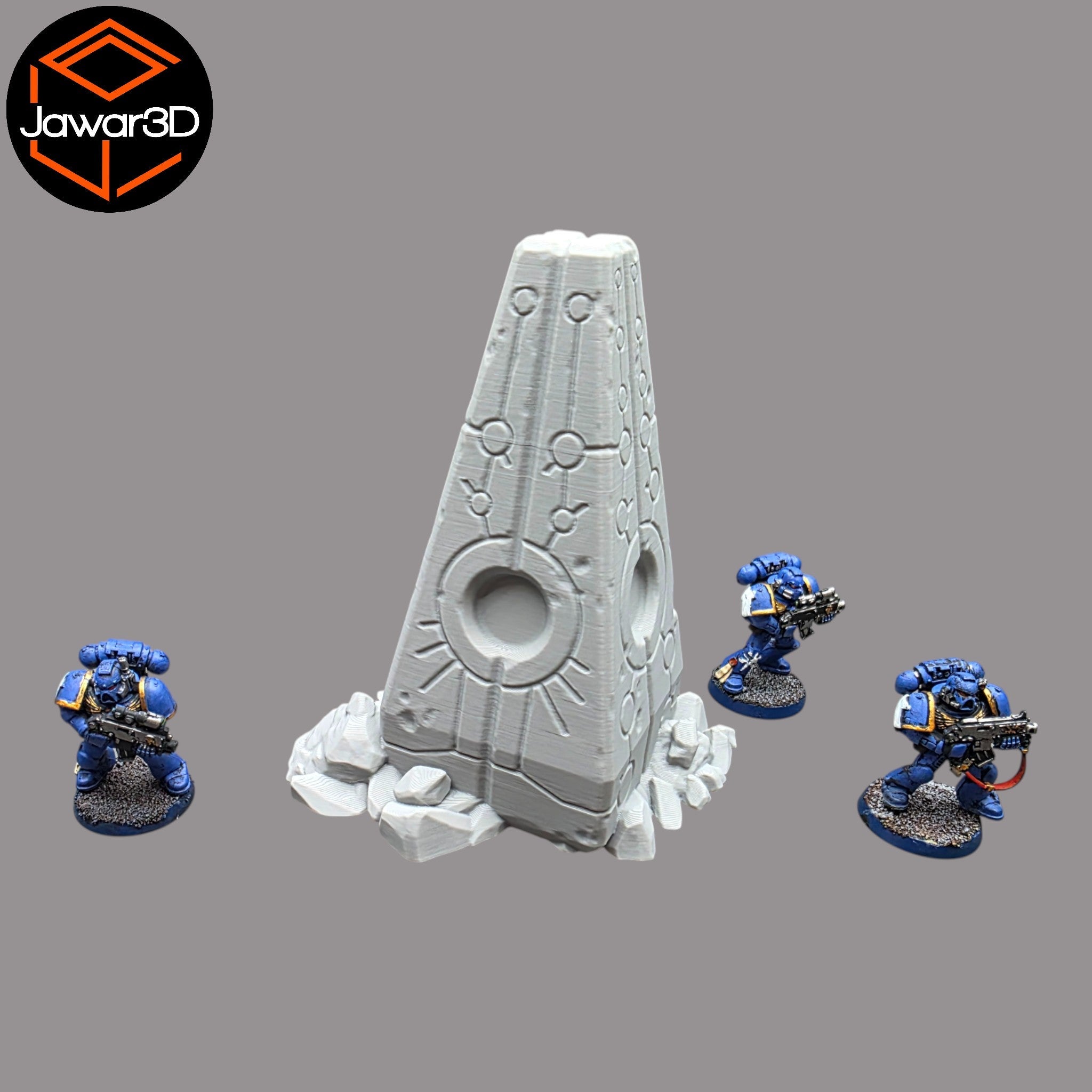 Alien Obelisk #4 - 28mm Wargaming Scatter Terrain Scenery Tabletop Miniature Jawar3d