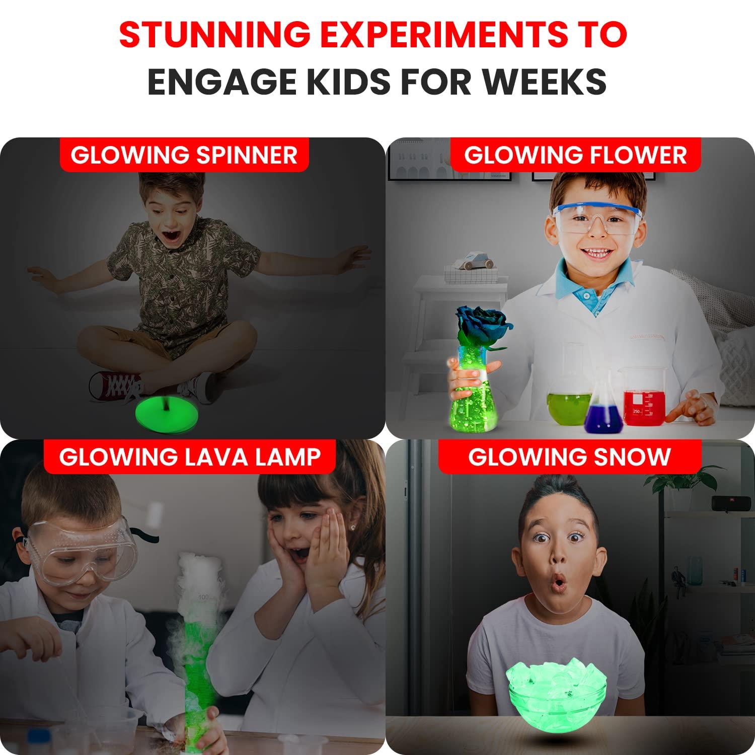 Smartivity Glow In The Dark DIY STEM Kit | 20 Glowsome Experiments Curious Minds