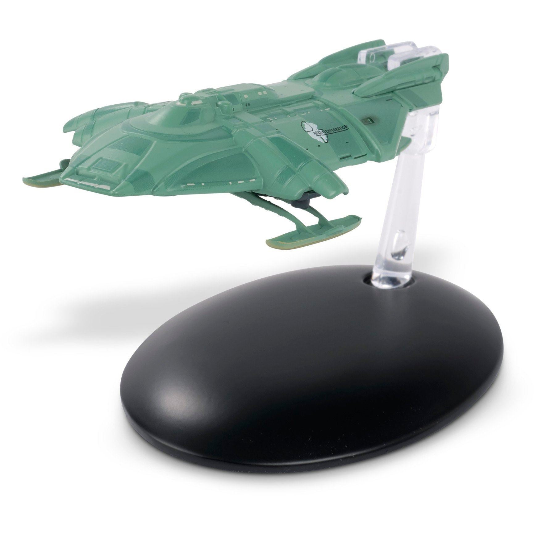 #131 Arctic One (United Earth) Moon Transport Model Die Cast Ship (Eaglemoss / Star Trek) Real Merch