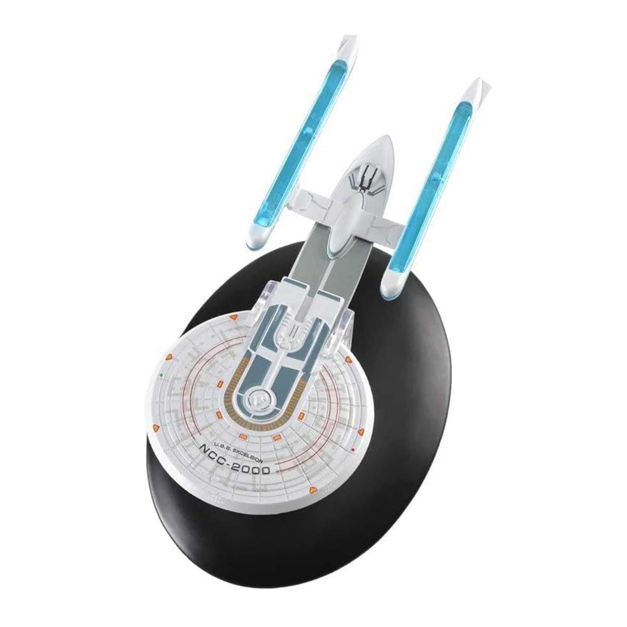 #08 U.S.S. Excelsior NCC-2000 (Excelsior class) Model Diecast Ship (Eaglemoss / Star Trek) Real Merch