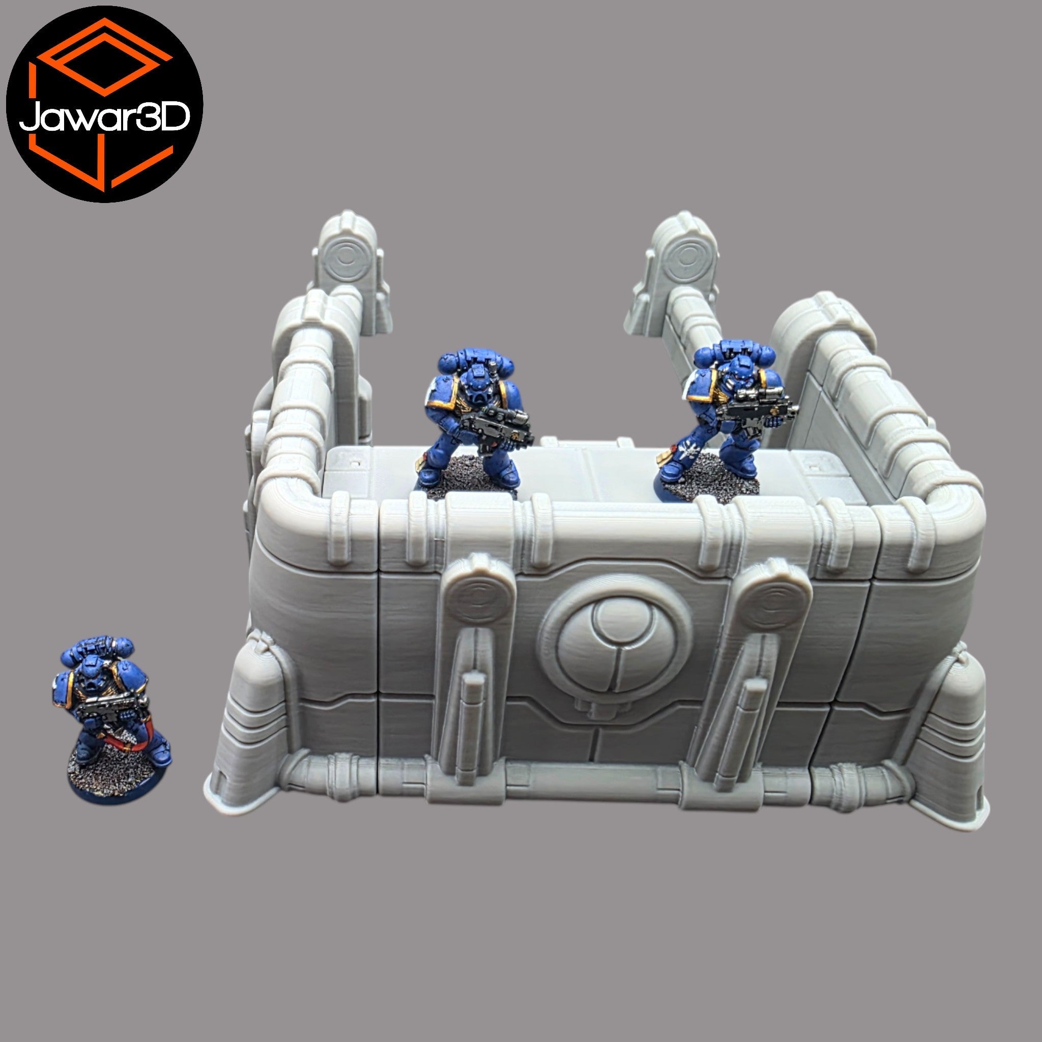 Ethereal Base #2 - 28mm Wargaming Scatter Terrain Scenery Tabletop Miniature Jawar3d